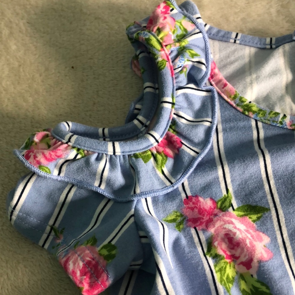 BABY BLUe GIRLS ROMPER - Picture 3 of 4